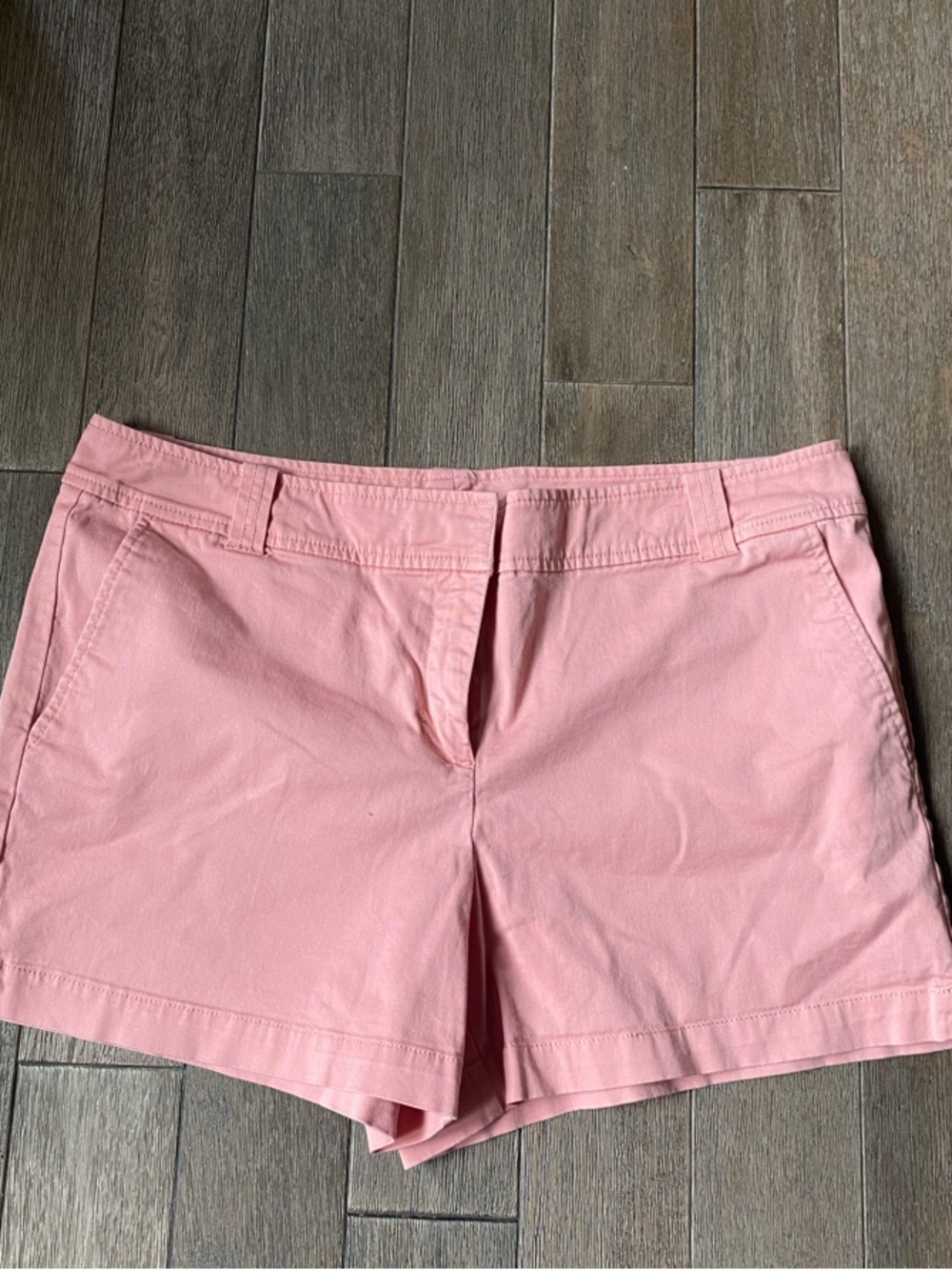 New York & Company Peach Cotton Bermuda Shorts, Size 12